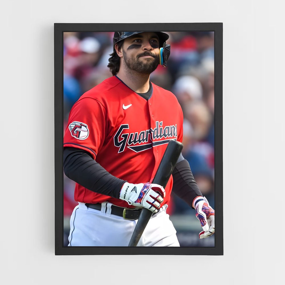 Poster Le Barbu des Guardians – affiche Baseball (vue 2)